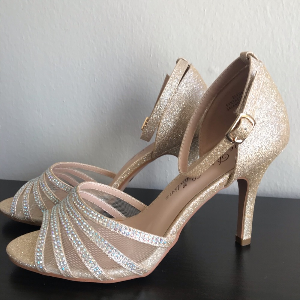 New Nude Sparkle Heels